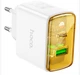 Зарядний пристрій Блок живлення для телефону Hoco CS42A 3A 30W USB + Type-C Швидка зарядка PD QC FCP AFC для Samsung, iPhone, Xiaomi, Redmi, Huawei, Realme White - зображення 1
