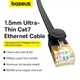 Патч-корд Baseus 5 метрів Cat.7 10Gb Ethernet RJ45 плоский інтернет кабель (B00133207111-04) - зображення 6