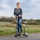Дитячий електросамокат E-Scooter з сидінням 12-14 км/ч червоний - изображение 12