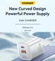 Сетевое зарядное устройство GaN 20W USB-A + USB-C Essager ES-CD33 белый - изображение 3