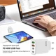 Сетевое зарядное устройство Быстрая зарядка Bodasan PD 40W USB-2 Type-C PD25W адаптер быстрой зарядки (I2040) - изображение 2