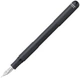 Чорнильна ручка Kaweco Supra Black чорна алюмінієва перо EF (дуже тонка) - зображення 1