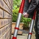 Лестница телескопическая Intertool 3.18 м алюминиевая 10 нескользящих ступеней 9.4 кг (000017536) - изображение 5
