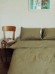 Комплект белья из льна Leglo Spring семейный, Простыня 200x200x30 - изображение 3