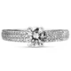 Серебряное кольцо с фианитами Солнце ПДК64 18.5р. - изображение 2