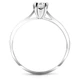 Серебряное кольцо с фианитами Горох К2094 17р. - изображение 3