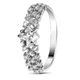 Серебряное кольцо с фианитами Мишель ФК309 19.5р. - изображение 1