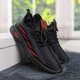 Кроссовки подростковые FDEK текстильные черные с красным 36 р (22.5 см) 5276 - изображение 4