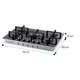 Встраиваемая газовая варочная плита Klarstein Illuminosa 5 (10035465) - изображение 9
