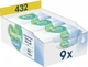 Упаковка детских влажных салфеток Pampers Harmonie Aqua 9 пачек х 48 шт (8006540811245) - изображение 1