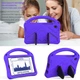 Чехол-накладка Kids with Stand для Samsung Galaxy Tab A9 с ручкой зелёный - изображение 3