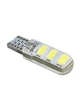 Светодиодная лампа&nbsp;Т10 W5W 6SMD 5630 в силиконе с обманкой Autoexpect 12V Белая (10796) - изображение 3