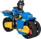 Игровой набор Бэтмен Fisher-Price Imaginext DC Super Friends Batcyle XL & Batman Лига Справедливости Бэтцикл - мотоцикл (HNM32) - изображение 1