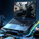 Підставка для ноутбука з охолодженням VHG D11 з RGB-підсвічуванням Laptop Cooling Pad, Black - зображення 2