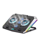 Підставка для ноутбука з охолодженням VHG D10 з RGB-підсвічуванням Laptop Cooling Pad, Black - изображение 1