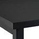 Письменный стол МДФ металл и ПВХ 75x60x40см черный - изображение 5