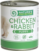 Вологий корм для цуценят всіх порід з курятиною та кролятиною Nature's Protection Puppy chicken & rabbit 800г - изображение 2