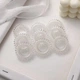 Набор резинок для волос ANbeauty 9 шт. Прозрачные (AN0103222) - изображение 2
