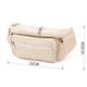 Поясна сумка бананка для міста поїздок та щоденного використання Vintage bg204fash40 Біла - зображення 7