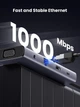 USB-хаб UGREEN CM498 USB-C to 3xUSB 3.0 + HDMI 2K@60Hz + VGA + RJ-45 Gigabit + SD/TF + AUX 3.5mm + USB-C PD Power Port Gray (15601) - зображення 9