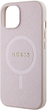 Панель Guess Saffiano для iPhone 15 Plus з MagSafe Pink (3666339156190) - зображення 6