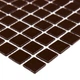 Мозаика АкваМо коричневая MK25107 Dark Brown 31.7х31.7 стеклянная для ванны, душевой,кухни за 1 ШТ - изображение 5