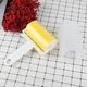 Многоразовый липкий ролик для чистки одежды Semi Sticky roller for clothes с чехлом, Yellow - изображение 1