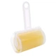 Многоразовый липкий ролик для чистки одежды Semi Sticky roller for clothes с чехлом, Yellow - изображение 2
