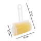 Многоразовый липкий ролик для чистки одежды Semi Sticky roller for clothes с чехлом, Yellow - изображение 5