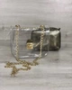 Cумка женская силиконовая «Селена» с косметичкой золото - изображение 3