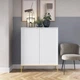Комод високий Frisco Nova 1040х1250х390 мм Білий / Золото (42244-K104) - зображення 4