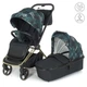 Коляска дитяча універсальна EL CAMINO 2в1 ME 1091-B PERSONA Black Green Palm - изображение 1