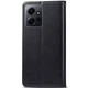 Шкіряний чохол-книжка GETMAN Gallant (PU) для Xiaomi Redmi Note 12 4G Чорний - зображення 2