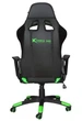 Геймерское игровое Кресло на колесах Xtrike GC-905 для геймера регулируемое и эргономичное ортопедическое кресло для игры | Зеленый с черным - изображение 2