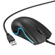 Ігрова комп'ютерна миша HOCO Enjoy gaming luminous wired mouse GM19 з підсвічуванням, 1000DPI Black - зображення 1