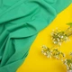 Тканина шифон стрейч Gucci трава - зображення 3