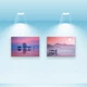 Серія постерів Riviera Blanca Дзеркало 28x40 см х 2 шт (PS-025) - зображення 1