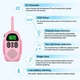 Набор раций детских Walkie talkie X2З 2 штуки с радиусом действия 3 км зарядка через USB и фонарик - изображение 7