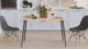 Стол кухонный Марсель 40 Ferrum-decor 75x120x70 Черный металл ДСП Дуб Сан-Марино 16 мм (MAR4013) - изображение 6