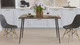 Стол кухонный Марсель 40 Ferrum-decor 75x120x60 Черный металл ДСП Дуб Сонома Трюфель 16 мм (MAR4004) - изображение 5