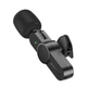 Микрофон-петличка BOROFONE BFK12 Trophy lavalier Lightning Wireless Digital Microphone 70mAh BT Black (6941991106385) - изображение 4