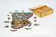 Деревянный фигурный пазл PuzzleOK Индийский Слон Подарочная Упаковка - изображение 2