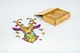 Деревянный фигурный пазл PuzzleOK Благородный Олень Подарочная Упаковка A4 - изображение 2