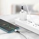 Кабель BOROFONE BX79 (Type-C to Type-C, 60W, 3A, силикагель, 1 м) White - изображение 3