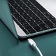 Зарядний кабель USB Type С - Type C 7A 100 Вт для швидкого заряджання, 1 м, білий (128172927) - зображення 4