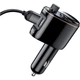 Автомобильный адаптер с FM-трансмиттером Baseus S-06 с Bluetooth MP3-плеером 2 × USB-A Черный - изображение 4