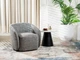 Крісло поворотне м'яке Vetro Mebel Тіно Сіре (Armchair-swivel-tino-grey) - зображення 7