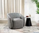 Крісло поворотне м'яке Vetro Mebel Тіно Сіре (Armchair-swivel-tino-grey) - зображення 8