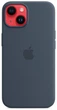 Чехол силиконовый противоударный Silicone Case with MagSafe для Apple Iphone 15 (6.1") Storm Blue - изображение 8