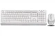 Комплект клавиатура+мышка A4Tech FG1010 (White) Fstyler, беспроводной, USB, белый+серый - изображение 1